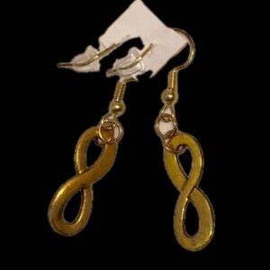 Nordstrom Gold Infinity Earrings Dangle Style